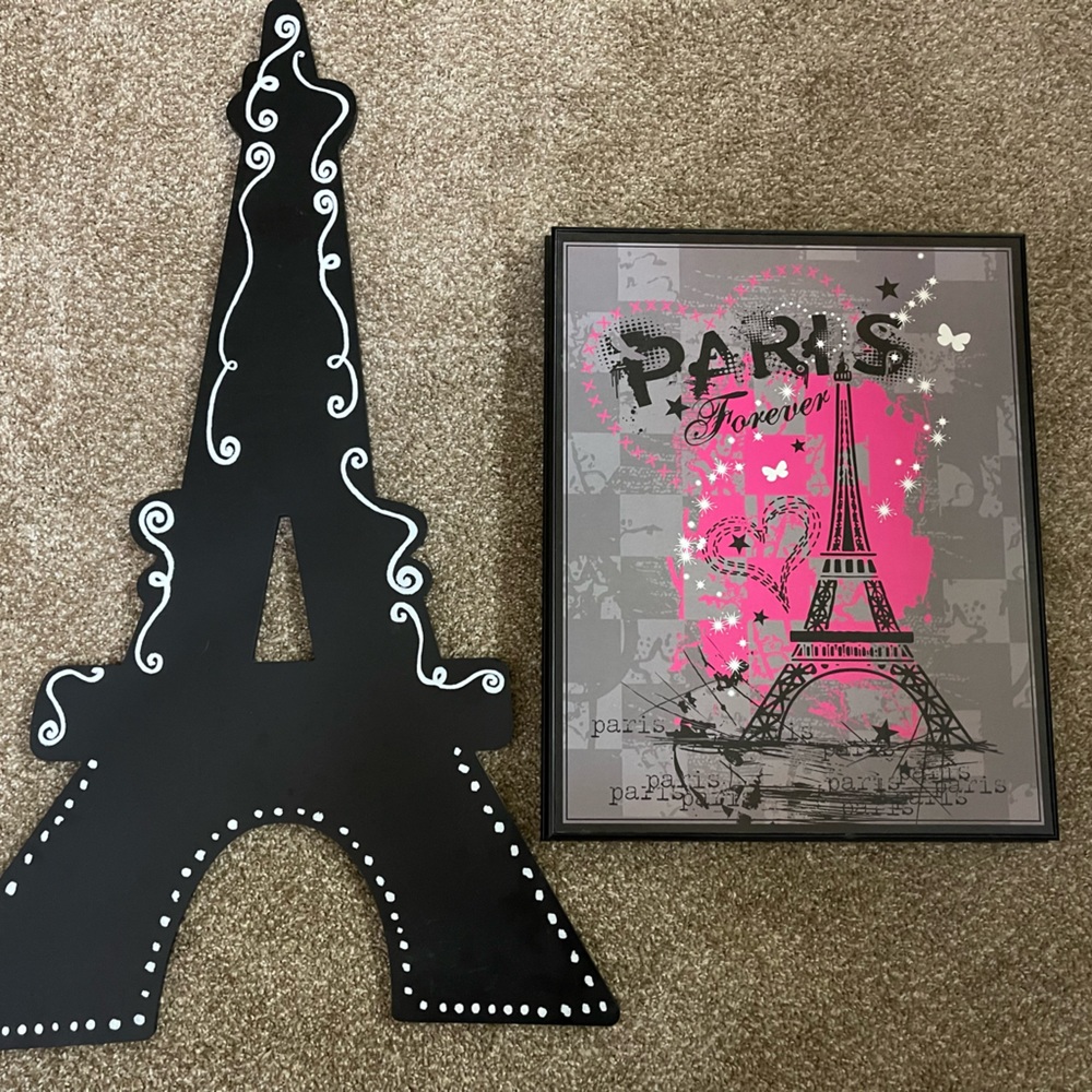 Girls Paris room decor
